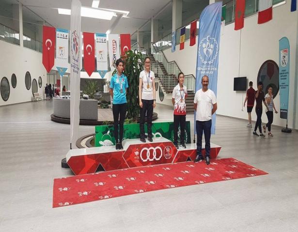 Milli sporcumuz Şeymanur KOCA 406.8 Puanla Türkiye Şampiyonu oldu.       