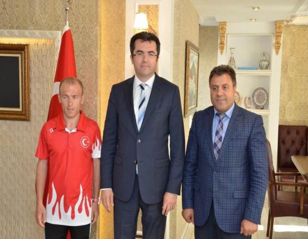 Milli sporcumuz Ercan Muslu, olimpiyatlara gitmek üzere 5 Ağustos 2106