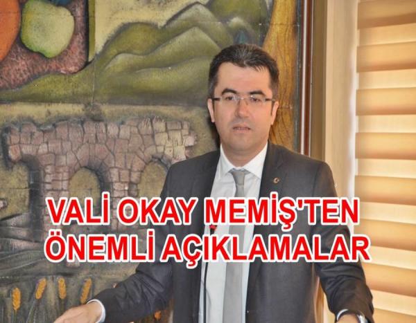 Gümüşhane Valisi Okay Memiş, 7 Eylül 2016 Çarşamba günü,  Gümüşhane