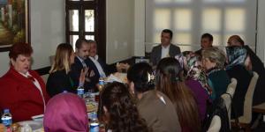 &nbsp; Gümüşhane Valisi Okay Memiş ve Belediye Başkanı Ercan Çimen,