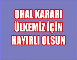 OHAL Kararı Resmi Gazete’de yayımlandı. FETÖ/PARALEL YAPI Terör örgütü tarafından