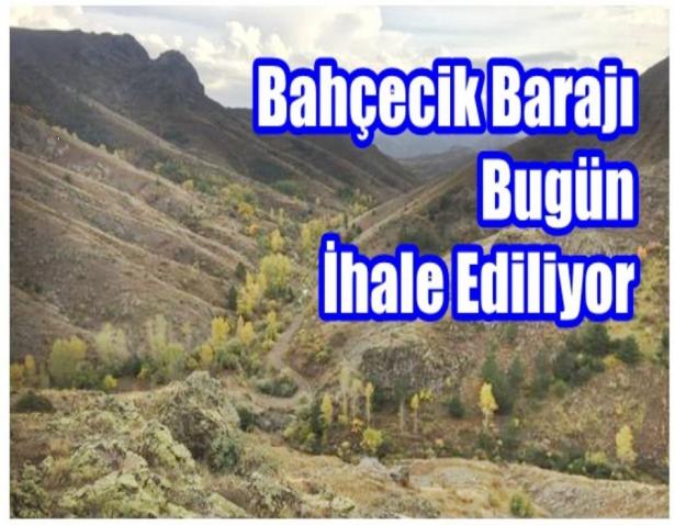 Gümüşhane’mizin 2055 yılına kadar içme suyu ihtiyacını karşılayacak Bahçecik Barajı