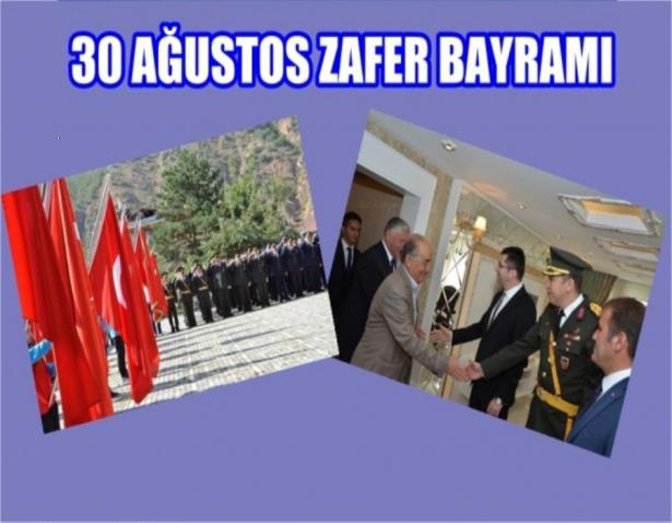 30 Ağustos Zafer Bayramı’nın 94. Yıldönümü; Gümüşhane’de Atatürk Anıtı önündeki