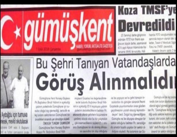 Gümüşhane Kent Konseyi Başkanı Pir, “Yeni Teşvik Paketi” ile ilgili