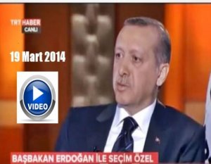 Cumhurbaşkanı Recep Tayyip Erdoğan, Başbakanlığı döneminde 19 Mart 2014 tarihinde