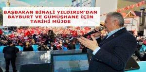 Başbakan Binali Yıldırım 6 Kasım 2016 Pazar günü Bayburt programında