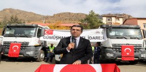 Gümüşhane İl Özel İdaresi’nin yıl içerisinde envanterine dahil etiği  toplam