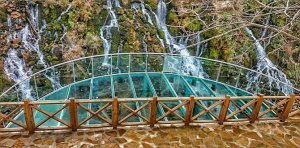 Gümüşhane Şiran Tomara Şelalesi Tabiat Parkı Cam Seyir Terası hizmete