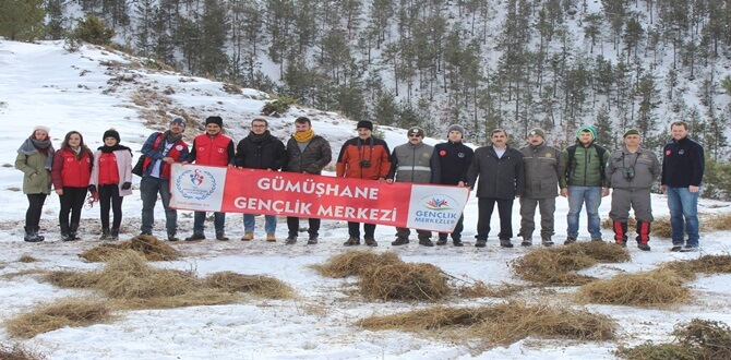 Gümüşhane Gençlik Merkezi liderlerimiz ve gönüllü gençlerimiz “Yaban Hayatına El
