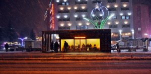 Gümüşhane Belediye Başkanı Ercan Çimen’in, 2015 yılında başlattığı klimalı durak