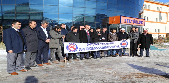 Gümüşhane’de STK’lar tarafından başlatılan Halep’e yardım kampanyasına destek için; Gümüşhane