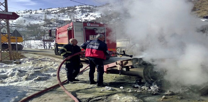 Gümüşhane Belediyesi İtfaiye Müdürlüğü, 2016 yılı içerisinde 80 yangına müdahale