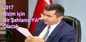 Gümüşhane Valisi Okay Memiş; yeni yıl münasebetiyle, 31.12.2016 Cumartesi gecesi