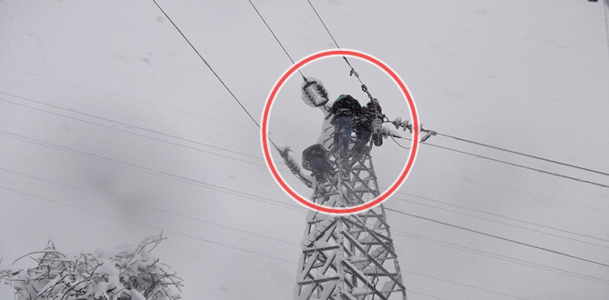 Çoruh EDAŞ Gümüşhane İl Müdürlüğü, kış mevsiminin etkisini yoğun olarak
