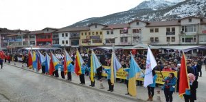 Gümüşhane’nin düşman işgalinden kurtuluşunun 99. yıl dönümünü Atatürk Anıtı önü