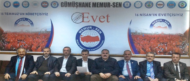 Memur-Sen Gümüşhane il Temsilcisi Musa UNCU, Memur Sen’e  bağlı sendikalar;