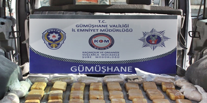 Gümüşhane İl Emniyet Müdürlüğü Kaçakçılık ve Organize Suçlarla Mücadele (KOM)