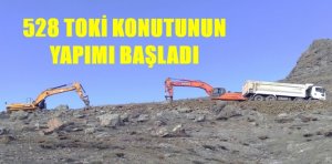 Gümüşhane Merkez ilçe Çamlıca mahallesine yapılacak olan 528 Konut’un yapılacağı