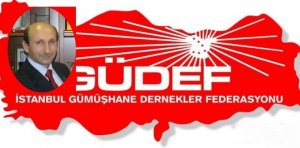 İstanbul Gümüşhane Dernekler Federasyonu Genel Başkanı Tahsi Söğüt, yayımladığı bir