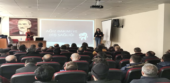 Gümüşhane Denetimli Serbestlik Müdürlüğü; Eğitim-İyileştirme Faaliyetleri kapsamında yükümlülere “AĞIZ BAKIMI