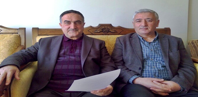 Yönetim Kurulu Başkanı Muharrem Aşkın ve Yönetim Kurulu Üyesi Hasan