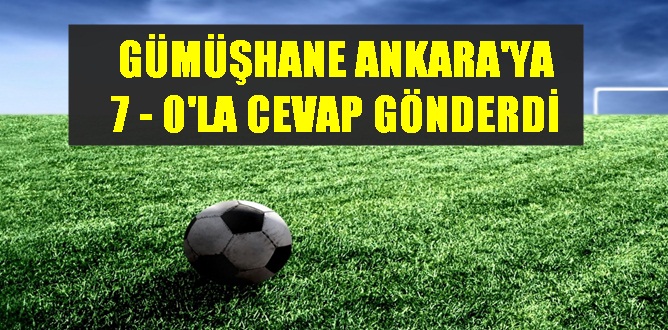 12 Şubat 2017 Pazar günü Gümüşhane’de oynanan  Gümüşhanespor – MKE