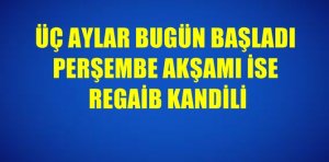 Dinimiz İslam’da “üç Aylar” olarak bilinen “Recep, Şaban ve Ramazan”