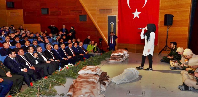 Çanakkale Zaferi’nin 102. yıldönümü ve Şehitleri Anma Günü münasebetiyle, Gümüşhane
