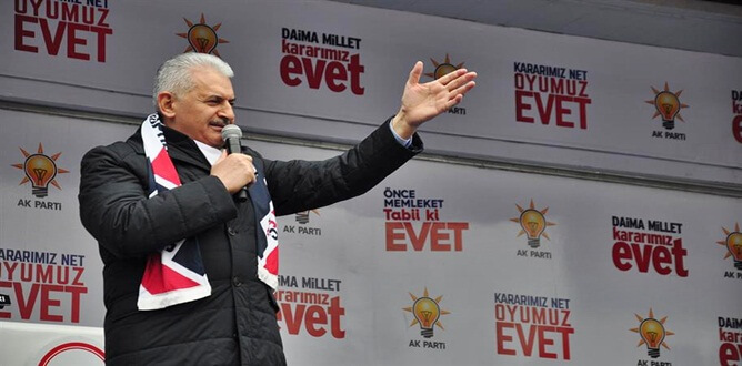 Başbakan Binali Yıldırım’ın bugünkü Gümüşhane programı Başbakanlık İnternet sitesinden halka