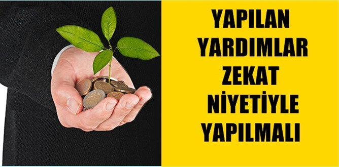 İhsanlar (bağışlar, ikram), zekât namına olmazsa, üç zararı var. Bazen