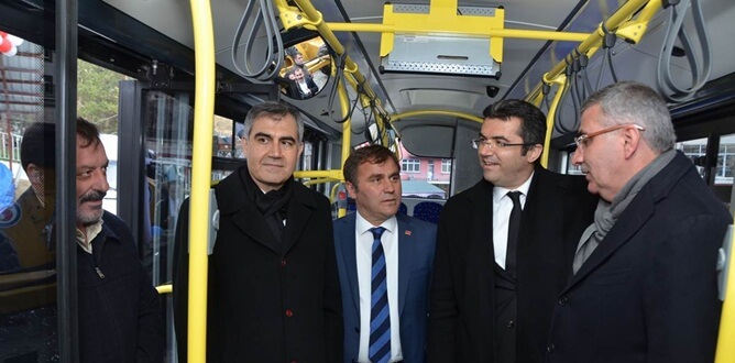 Gümüşhane Belediyesi’ne son 3 yılda kazandırılan 16’sı yeni 33 araç