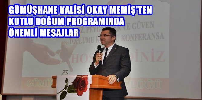 Kutlu Doğum Haftası münasebetiyle Gümüşhane İl Müftülüğü tarafından 25 Nisan