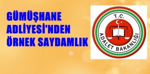 “Gümüşhane Adli Yargı İlk Derece Mahkemesi Adalet Komisyonu 2016 Yılı