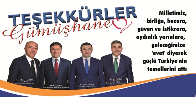 Gümüşhane Milletvekilleri Hacı Osman Akgül, Cihan Pektaş, Gümüşhane Belediye Başkanı
