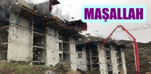 Gümüşhane Merkez ilçe Hasanbey Mahallesi üst kesimlerine TOKİ tarafından yapılan