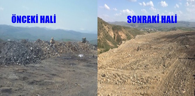 Gümüşhane’nin Köse ilçesinde yıllarca vahşi depolama alanı olarak kullanılan yüzlerce