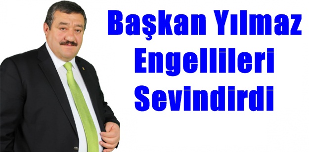Kelkit Belediye Başkanı Ünal Yılmaz, Engelliler Haftasında engelli çocuklara çok