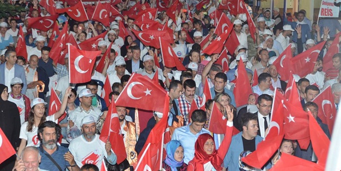 15 Temmuz Şehitlerini Anma, Demokrasi ve Milli Birlik Günü münasebetiyle,