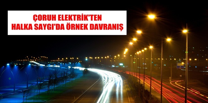 *ÇORUH EDAŞ GÜMÜŞHANE MÜDÜRLÜĞÜ GÜNDÜZ YANACAK SOKAK LAMBALARI İLE İLGİLİ
