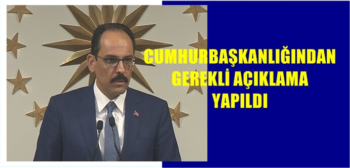 Cumhurbaşkanlığı Tarabya Yerleşkesinde 3 Temmuz 2017 Salı günü bir basın
