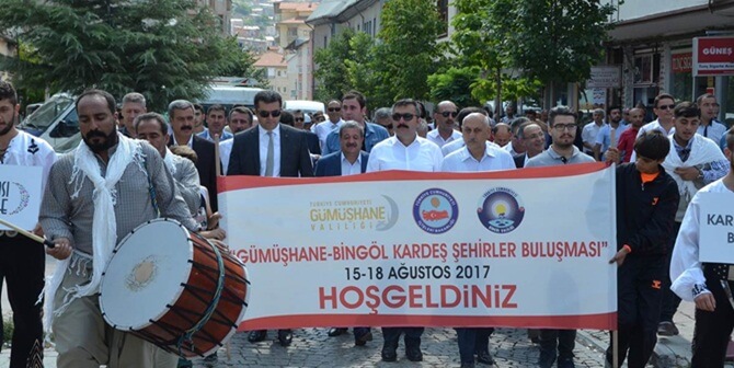 İçişleri Bakanlığı’nın himayelerinde Gümüşhane ile Bingöl illeri arasında gerçekleştirilen ‘Kardeşlik
