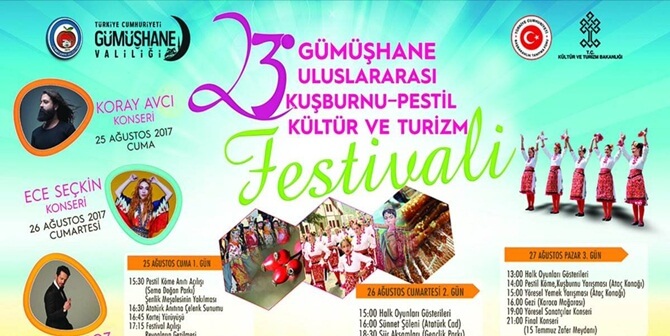 Gümüşhane Valiliği ve Gümüşhane Belediyesi ortak organizasyonuyla bu yıl 23.’sü