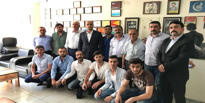 Ülkü Ocakları Gümüşhane  İl Başkanı Salih Taşcı, ilçe temsilcileri ve