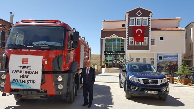 Gümüşhane İli Köse İlçesi Belediye Başkanlığı araçlarını yenilemeye devam ediyor.