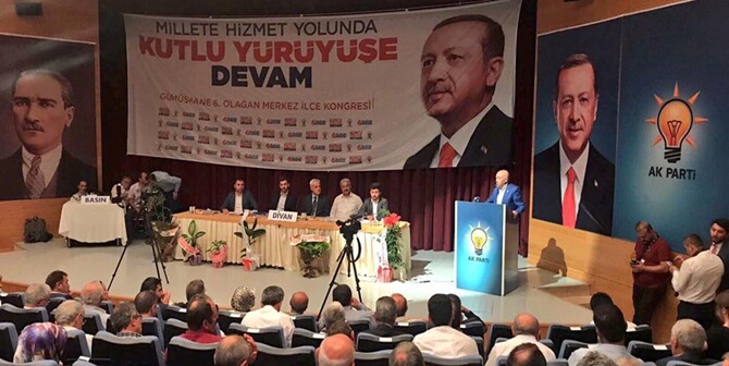AK Parti Gümüşhane Merkez ilçe 6.olağan kongresi 10 Eylül 2017