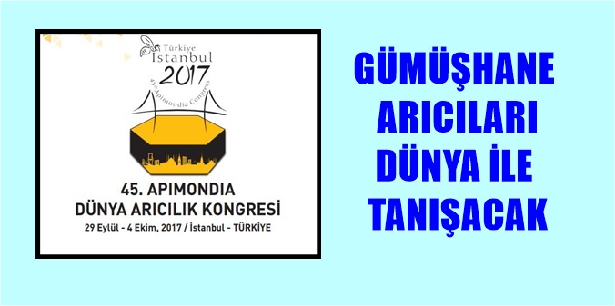 Dünya  Arıcılık Kongresi 29 Eylül – 4 Ekim 2017 tarihlerinde