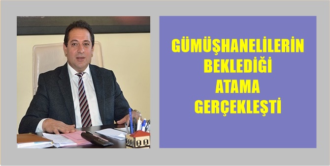 Sağlık Bakanlığı’nca yapılan yeni organizasyondan sonra merakla beklenen atama gerçekleşti.