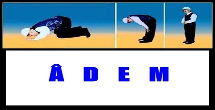 Namazın ana unsurları olan ( KIYAM, RÜKÛ VE SECDE )