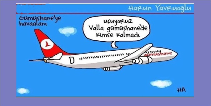 Trabzon’da yayımlanan TAKA Gazetesi’nin 21.11.2017 Salı günkü sayısında Gümüşhane’ye havaalanı