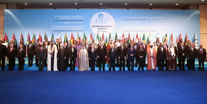 13.12.2017 Çarşamba günü İstanbul’da toplanan İslam İşbirliği Teşkilatı  Olağanüstü Liderler